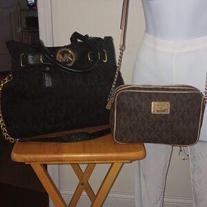 Michael Kors Rehab Bags Inside Both In Excellent Condition Exterior Damage